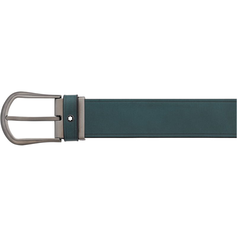 Montblanc -Montblanc belt Rounded Trapeze Graphite-Colour Pin Buckle  118452-118452_2