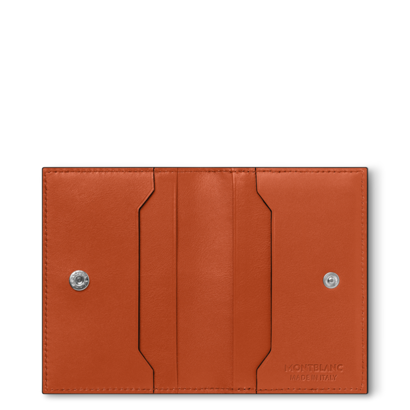 Montblanc-Montblanc Meisterstück Selection Soft Card Holder 4cc Spicy Orange 131256-131256_2