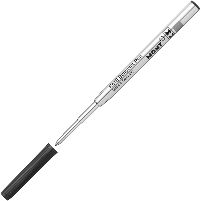 Montblanc-Montblanc 2 Ballpoint Pen Refill (M) Mystery Black 116190-116190_2