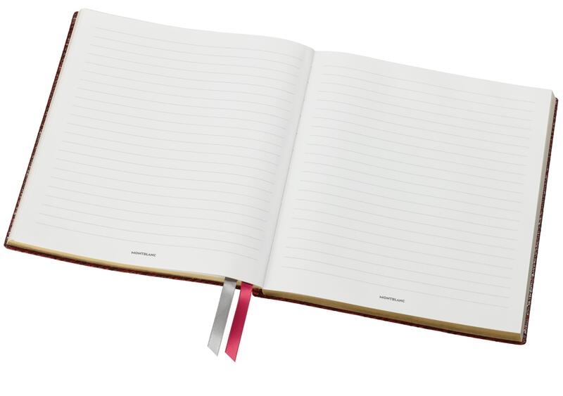 Montblanc-Montblanc Fine Stationery Notebook #149 Python Print, Cayenne Red Color, lined 119915-119915_2