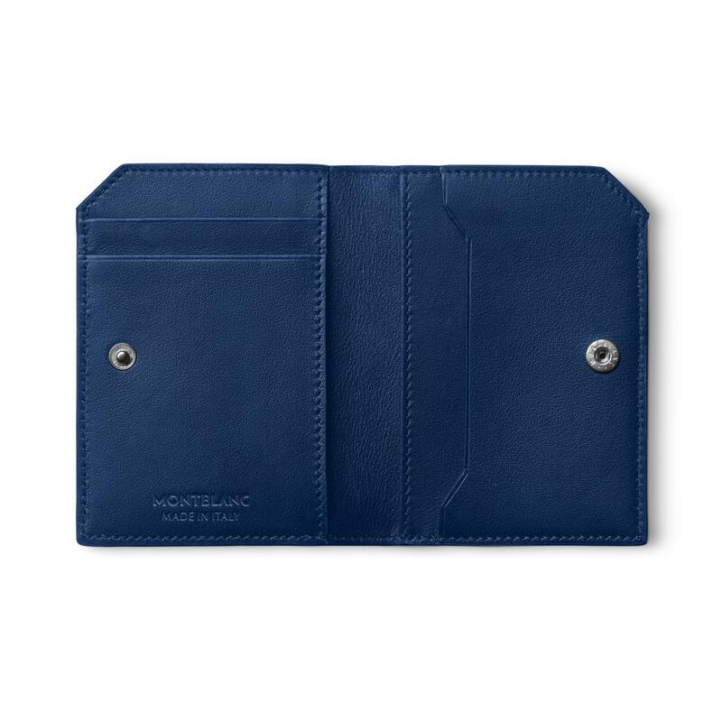 Montblanc -Montblanc Meisterstück Selection Soft Mini Wallet 4cc Cobalt 130061-130061_2