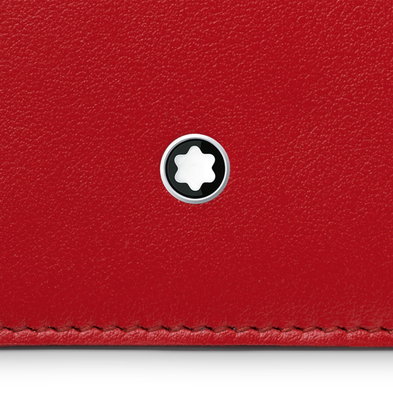 Montblanc -Montblanc Meisterstück Pocket Holder 8cc Zipped Pocket Red 129688-129688_2