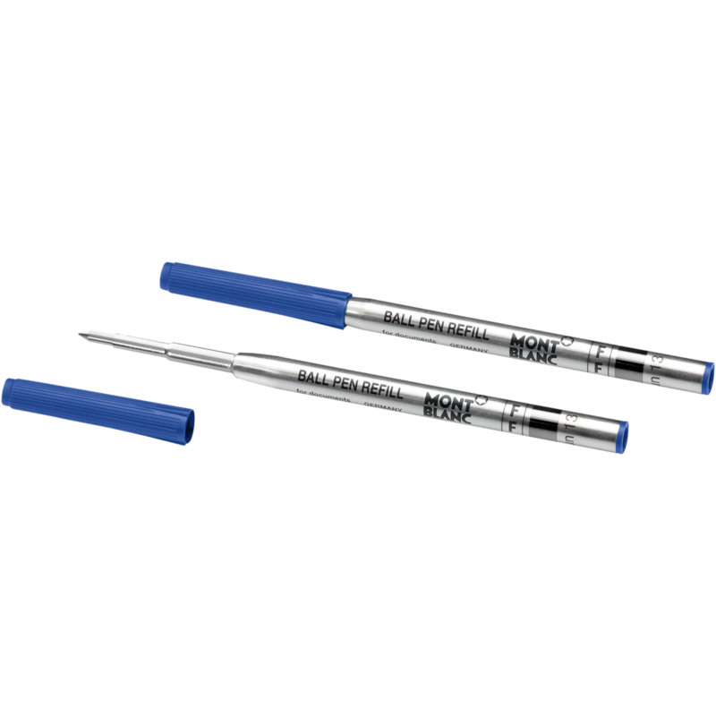 Montblanc -Montblanc 2 Ballpoint Pen Refills (F) Royal Blue 124492-124492_2