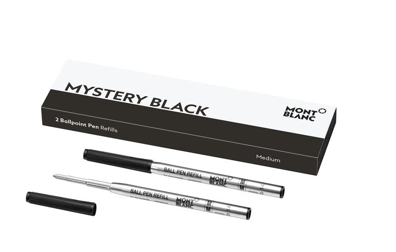 Montblanc -Montblanc 2 Ballpoint Pen Refill (M) Mystery Black 116190-116190_2