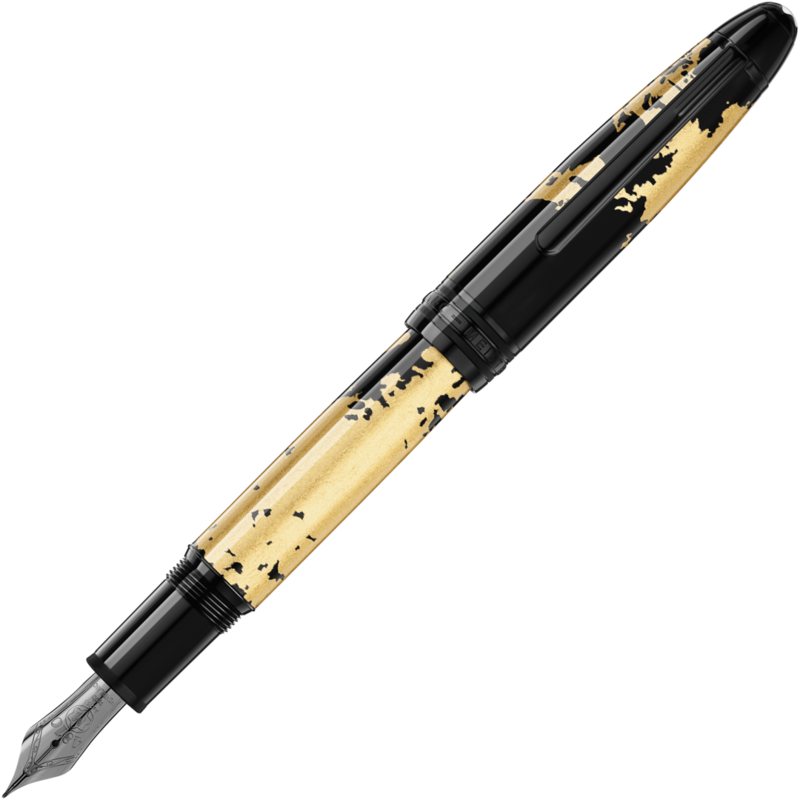 Montblanc -Montblanc Meisterstück Solitaire Calligraphy Gold Leaf Fountain Pen (M) 119688-119688_2