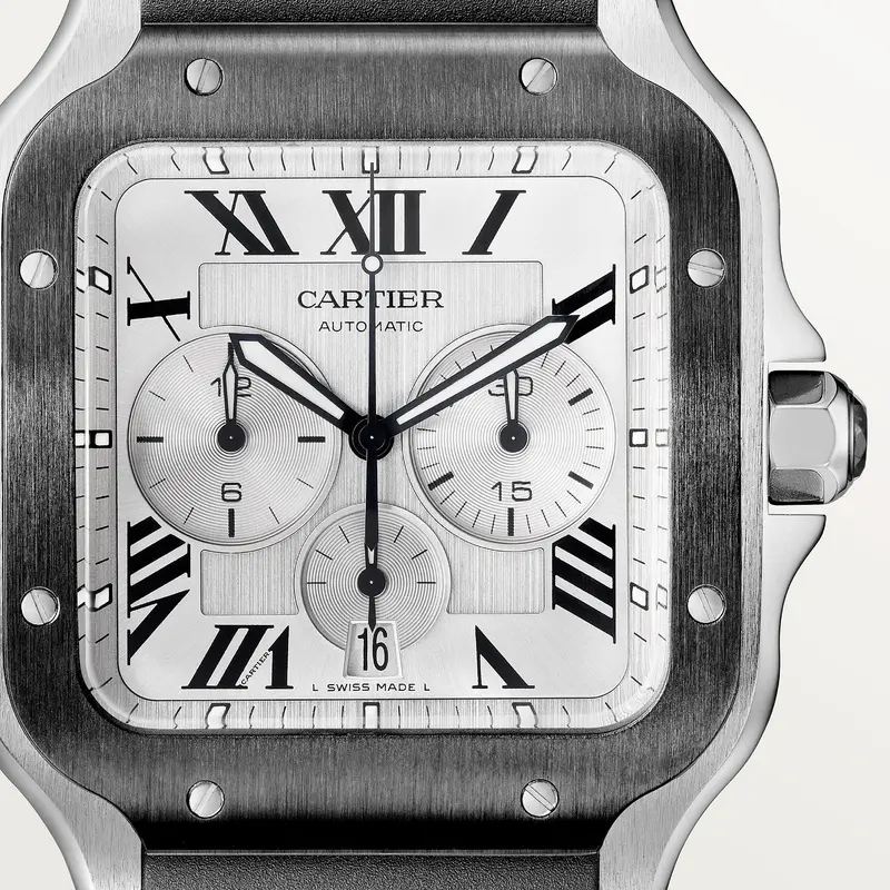 Cartier-Cartier Santos de Cartier Chronograph Watch WSSA0017-WSSA0017_2