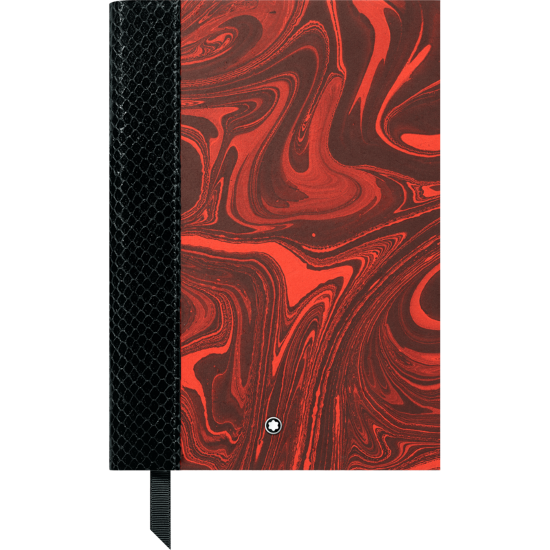 Montblanc -Montblanc Fine Stationery Notebook #146 Heritage Rouge et Noir Serpent Marble, lined 119501-119501_2
