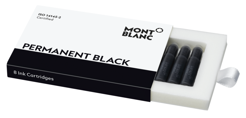 Montblanc -Montblanc Ink Cartridges, Permanent Black, DIN ISO 14145-2, 8-unit package 107757-107757_2