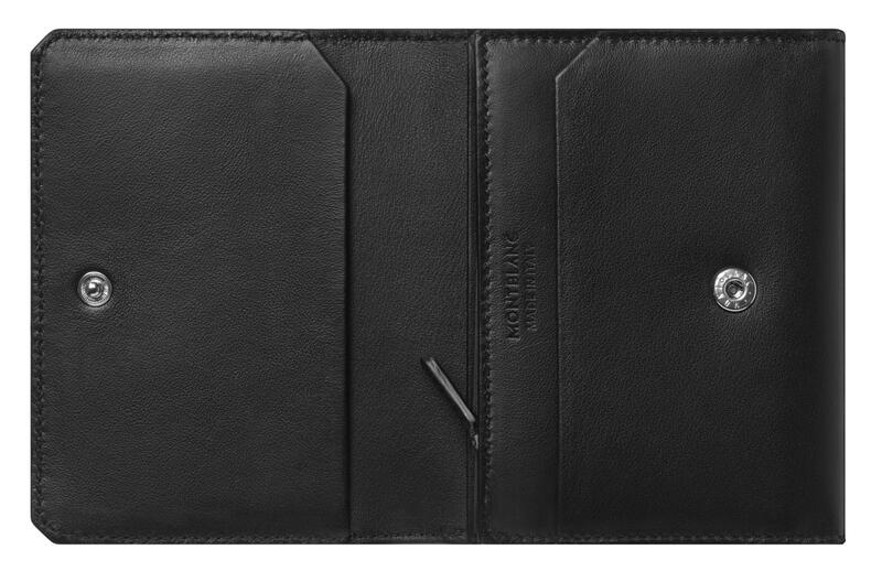 Montblanc -Montblanc Meisterstück Urban Business Card Holder with Flap and Coin Pocket 124102-124102_2