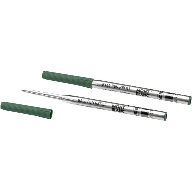 Montblanc -Montblanc 2 Ballpoint Pen Refills (M) Irish Green 124485-124485_2