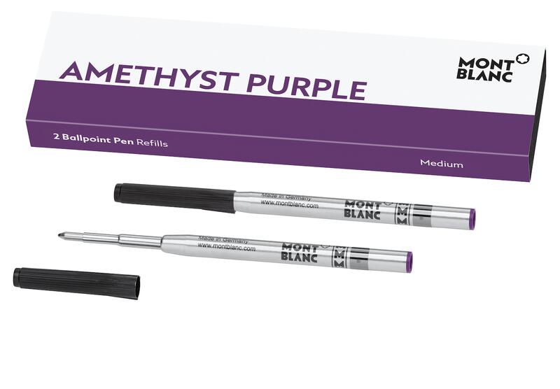Montblanc -Montblanc 2 Ballpoint Pen Refills (M) Amethyst Purple 124633-124633_2