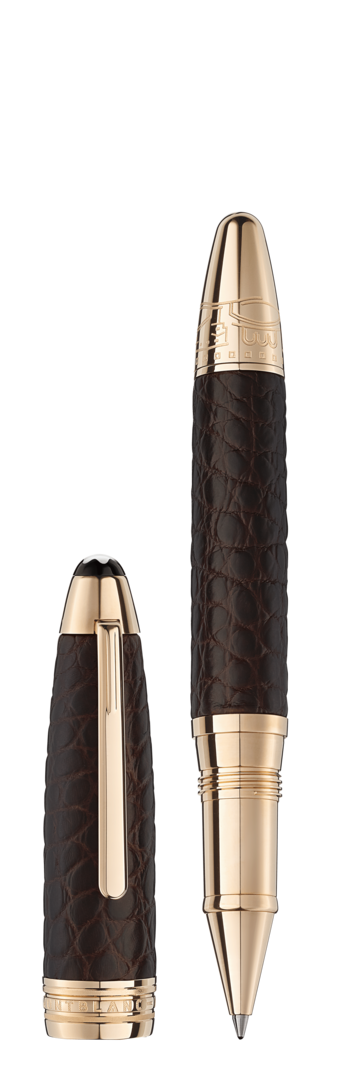 Montblanc-Montblanc Meisterstück Great Masters Exotic Leather Brown Alligator Rollerball 119694-119694_2