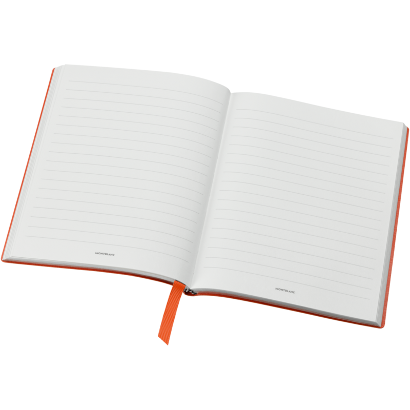Montblanc-Montblanc Fine Stationery Notebook #146 Manganese Orange, lined 124021-124021_2