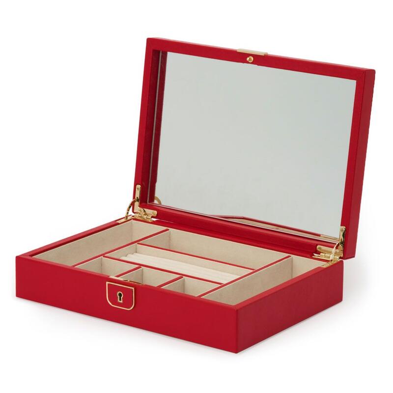 -WOLF Palermo Medium Jewellery Box Red 213272-213272_2