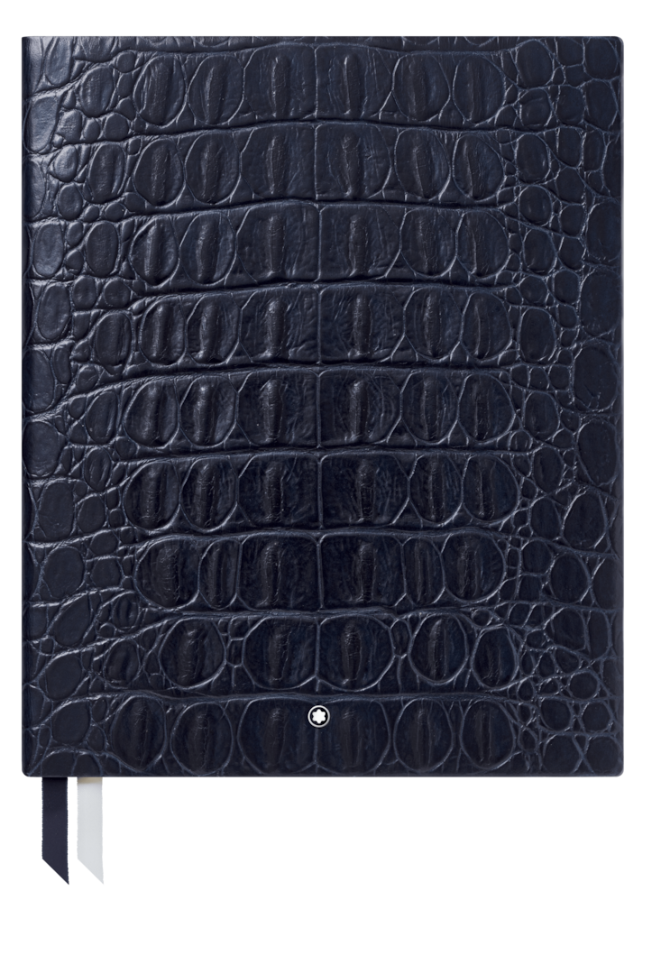 Montblanc -Montblanc Fine Stationery Notebook #149 Croco Print, Shiny Blue, lined 125884-125884_2