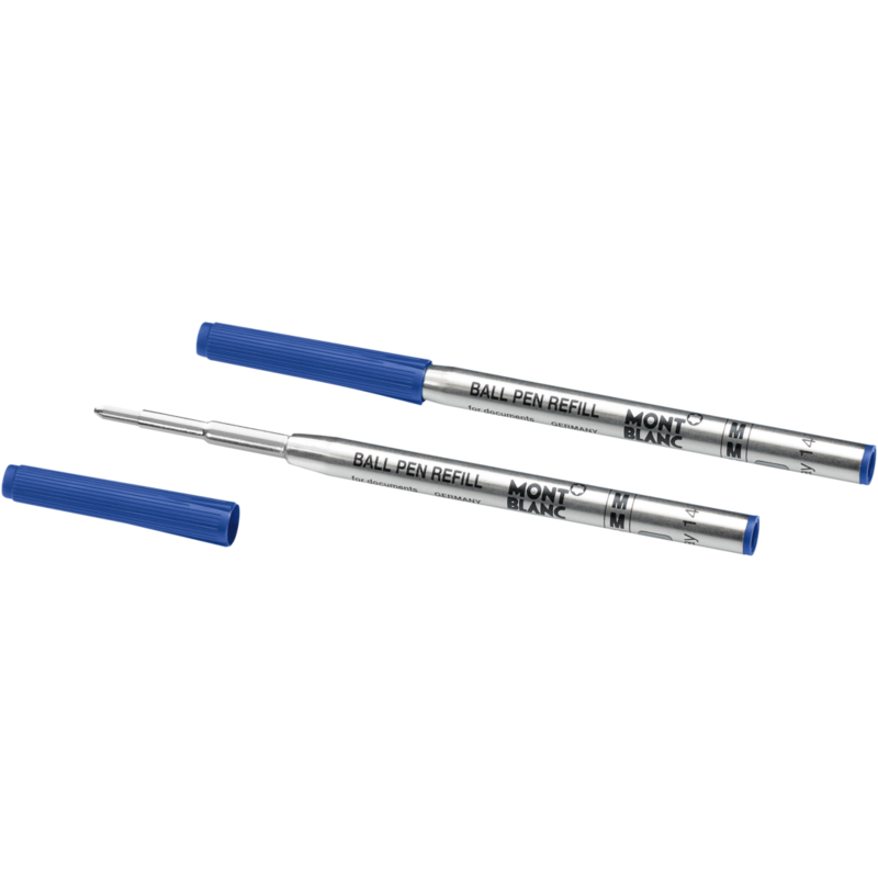 Montblanc -Montblanc 2 Ballpoint Pen Refills (M) Royal Blue 124493-124493_2