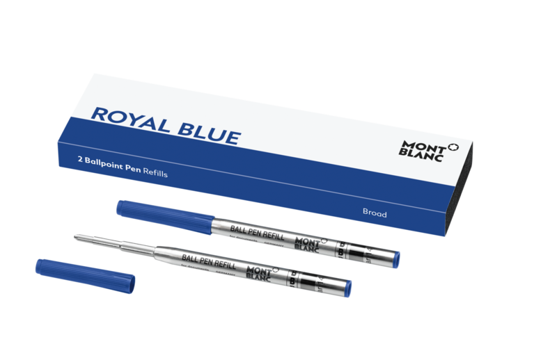 Montblanc-Montblanc 2 Ballpoint Pen Refills (B) Royal Blue 124491-124491_2