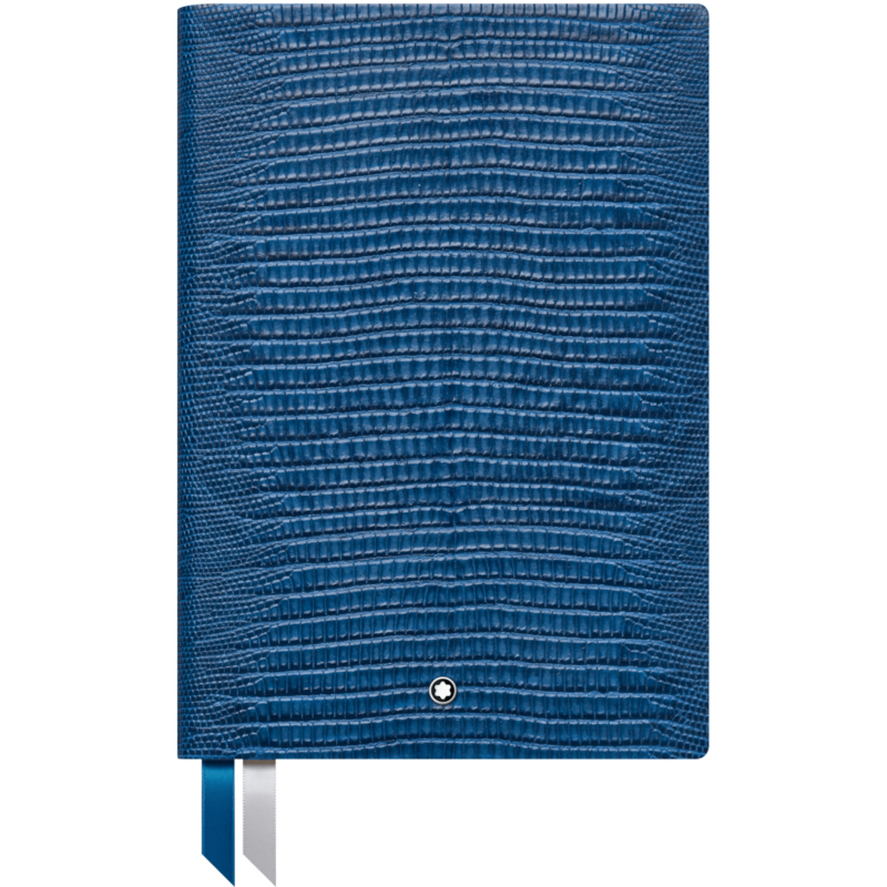 Montblanc -Montblanc Fine Stationery Notebook #146 Lizard Print, Federal Blue, lined 125886-125886_2