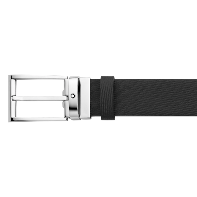 Montblanc -Montblanc Black cut-to-size casual belt 123905-123905_2