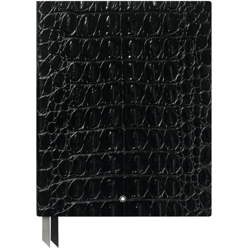 Montblanc-Montblanc Fine Stationery Notebook #149 Croco Print, Shiny Black, lined 119516-119516_2