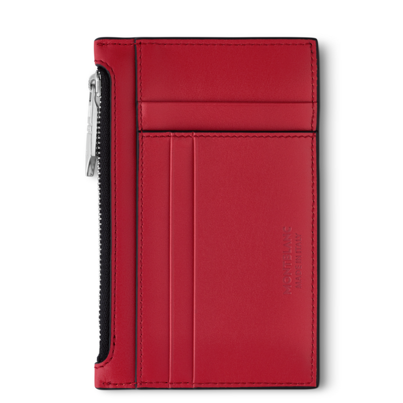 Montblanc-Montblanc Meisterstück Pocket Holder 8cc Zipped Pocket Red 129688-129688_2