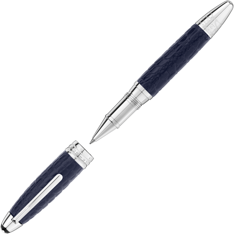 Montblanc -Montblanc Meisterstück Great Masters Exotic Leather Blue Alligator Rollerball 125572-125572_2