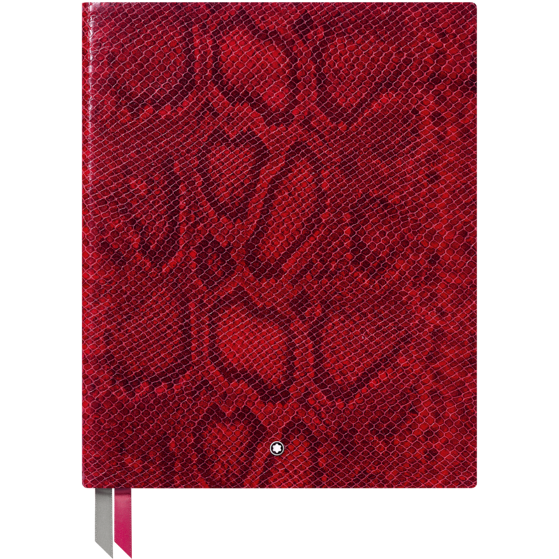 Montblanc -Montblanc Fine Stationery Notebook #149 Python Print, Cayenne Red Color, lined 119915-119915_2