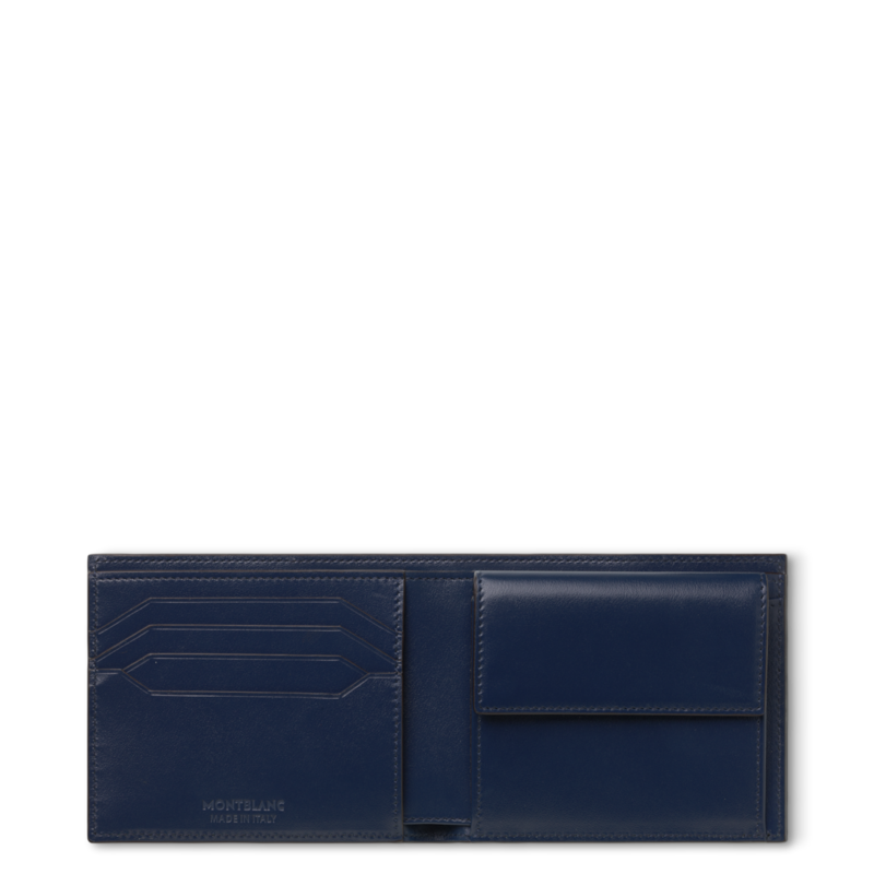 Montblanc-Montblanc Meisterstück Wallet 4cc Coin Case Ink Blue 131934-131934_2