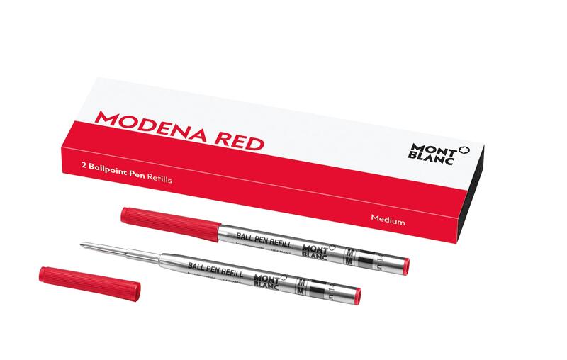 Montblanc -Montblanc 2 Ballpoint Pen Refills (M) Modena Red 124516-124516_2