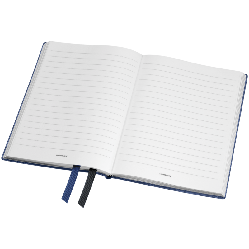 Montblanc -Montblanc Fine Stationery Notebook #146 Croco Print Blue Violet, lined 118026-118026_2
