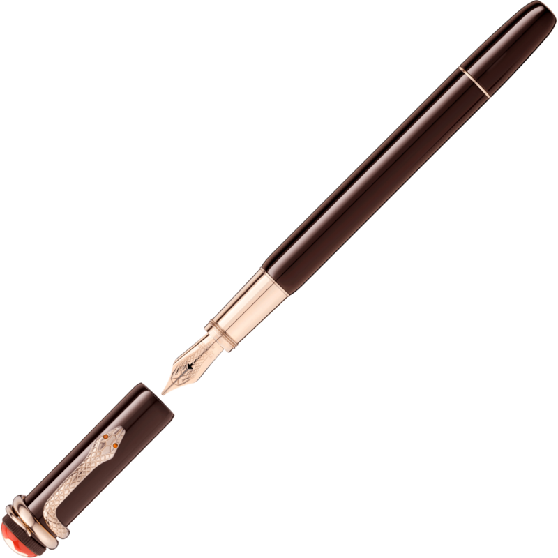 Montblanc-Montblanc Heritage Collection Rouge et Noir Tropic Brown Special Edition Fountain Pen (F) 116892-116892_2