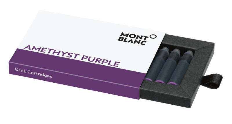 Montblanc -Montblanc 8 Ink Cartridges Amethyst Purple 124487-124487_2