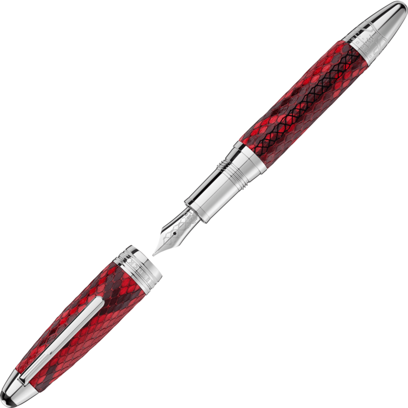 Montblanc-Montblanc Meisterstück Great Masters Exotic Leather Python Fountain Pen (M) 119695-119695_2