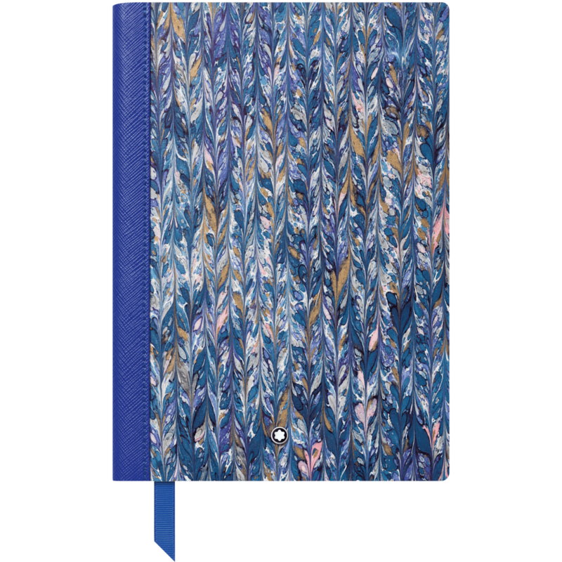 Montblanc-Montblanc Fine Stationery Notebook #146 Marble effect Paper Blue, lined 125915-125915_2