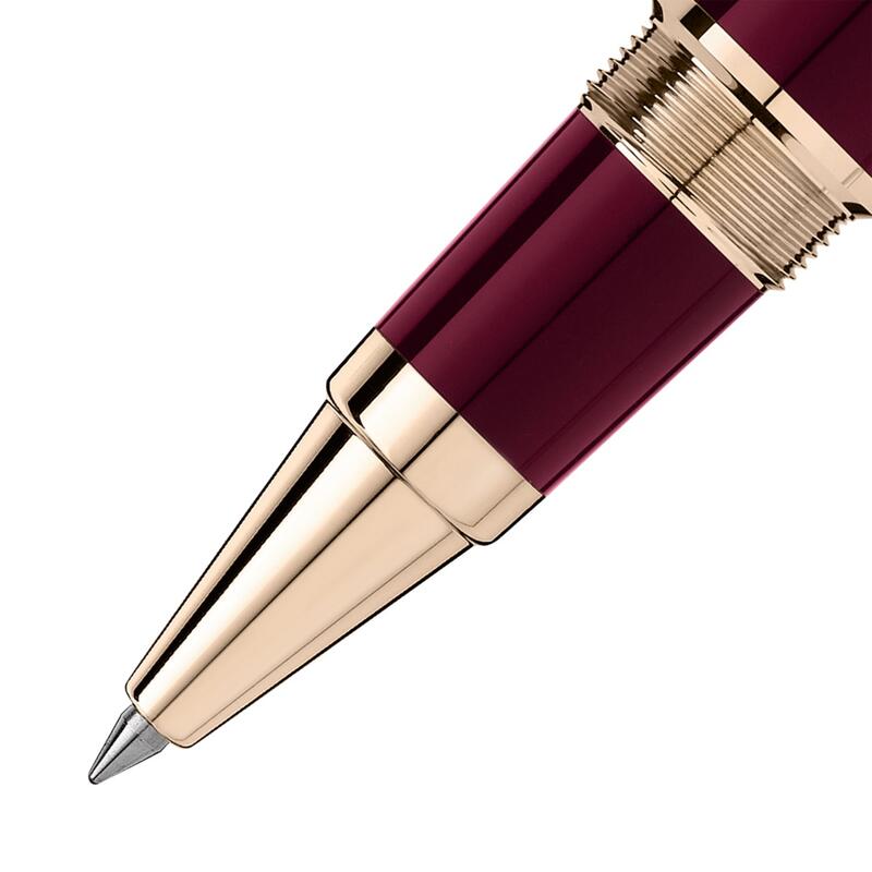 Montblanc-Montblanc Great Characters John F. Kennedy Special Edition Burgundy Rollerball 118082-118082_2