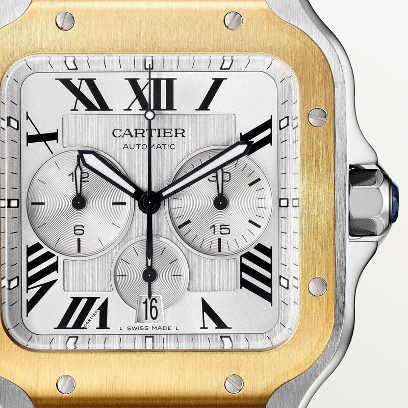 Cartier-Cartier Santos de Cartier Chronograph Watch W2SA0008-W2SA0008_2