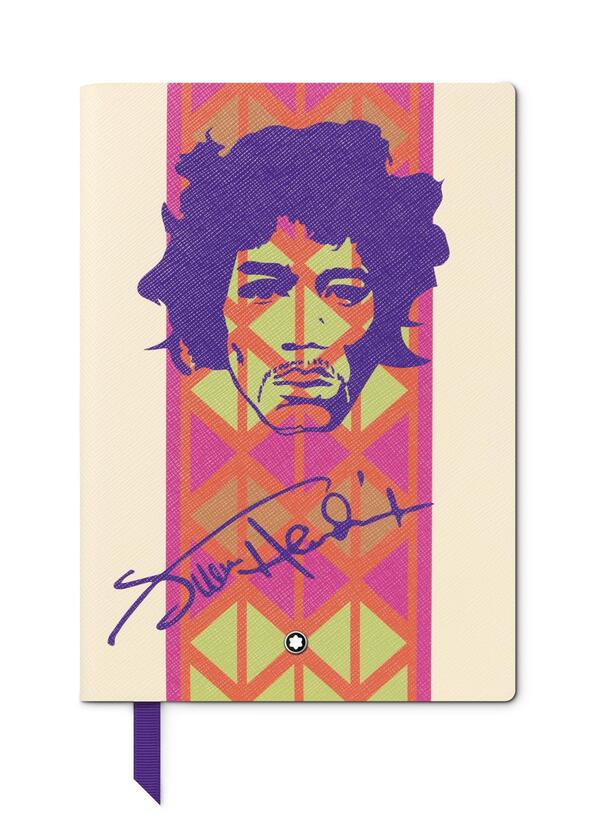 Montblanc-Montblanc Fine Stationery Notebook #146 Small, Great Characters Jimi Hendrix, White lined 129469-129469_1