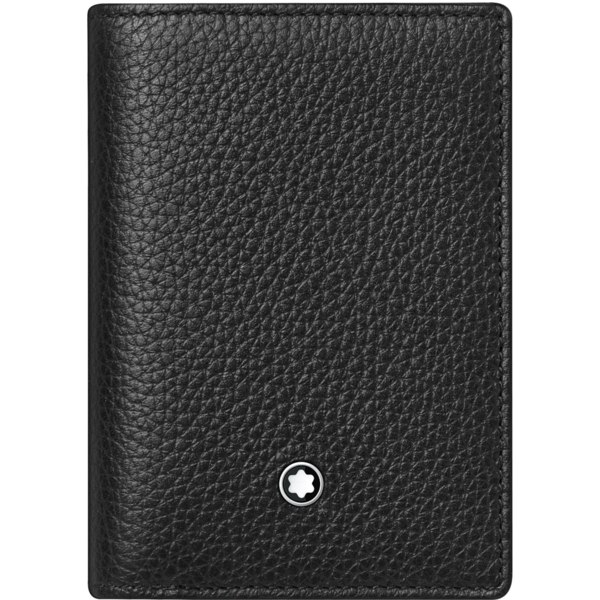 Montblanc-Montblanc Meisterstück Soft Grain Wallet Business Card Holder with Banknote Compartment 126259-126259