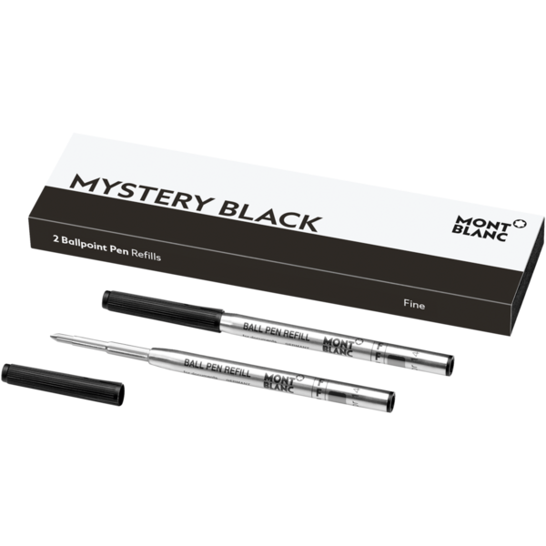 Montblanc -Montblanc 2 Ballpoint Pen Refill (F) Mystery Black 116189-116189_1