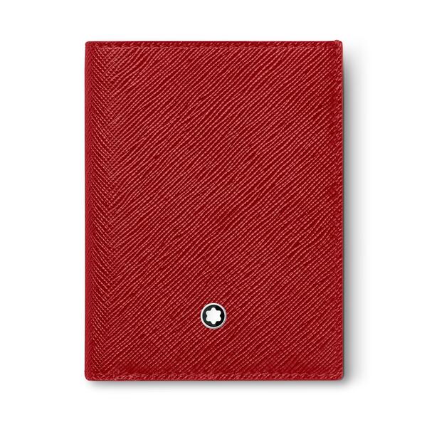 Montblanc-Montblanc Sartorial Mini Wallet 4cc Red 130830-130830_1