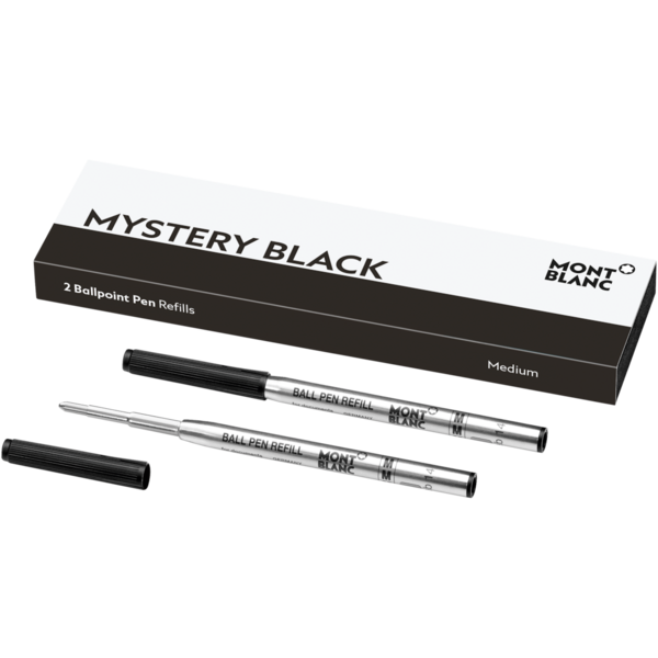 Montblanc-Montblanc 2 Ballpoint Pen Refill (M) Mystery Black 116190-116190_1