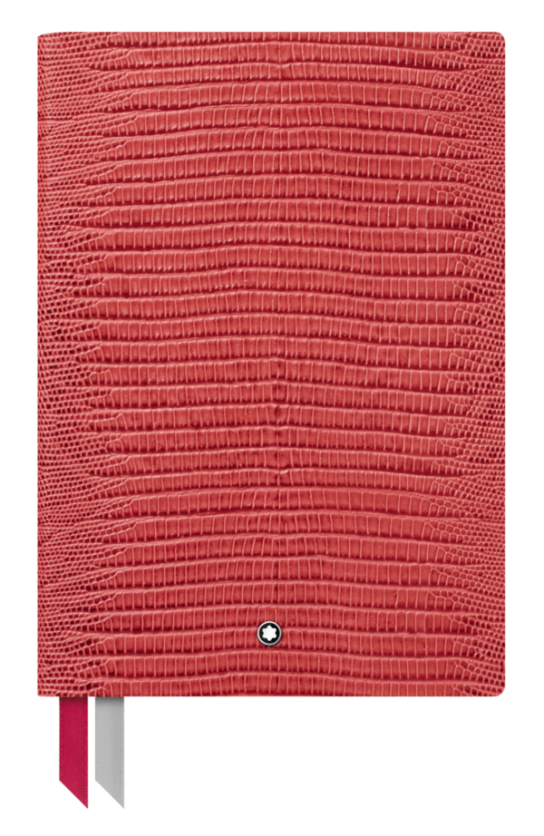 Montblanc -Montblanc Fine Stationery Notebook #146 Lizard Print, Cardinal Red, lined 125890-125890_1