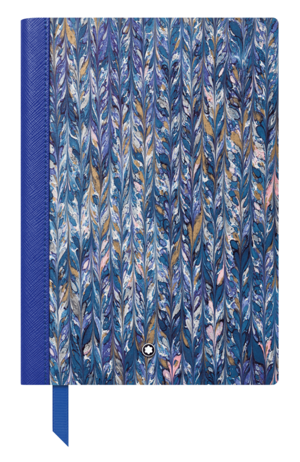 Montblanc -Montblanc Fine Stationery Notebook #146 Marble effect Paper Blue, lined 125915-125915_1