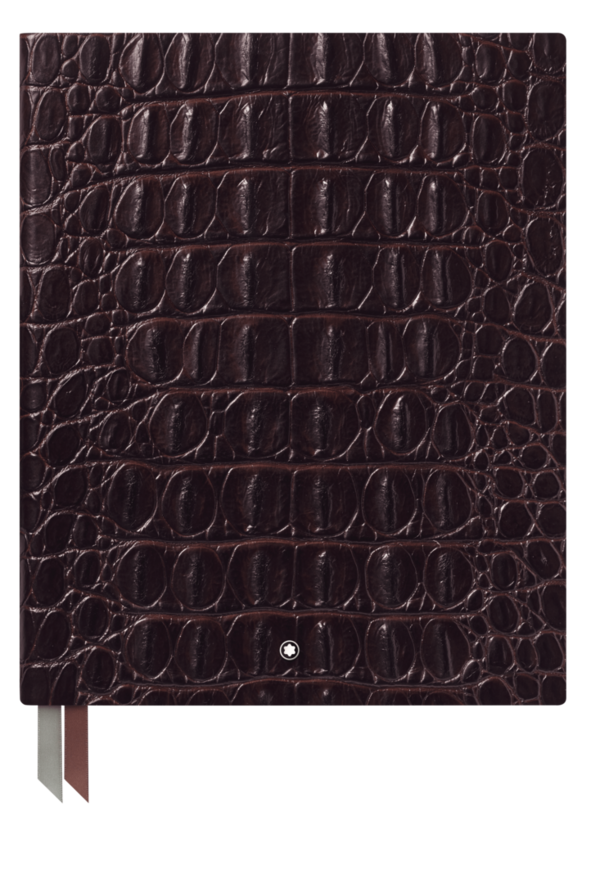 Montblanc -Montblanc Fine Stationery Notebook #149 Croco Print, Matte Brown, lined 119517-119517_1