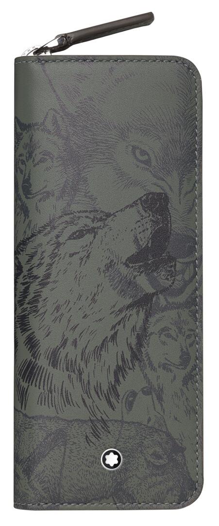 Montblanc -Montblanc Meisterstück Selection 1 Pen Pouch Wolf 124474-124474_1