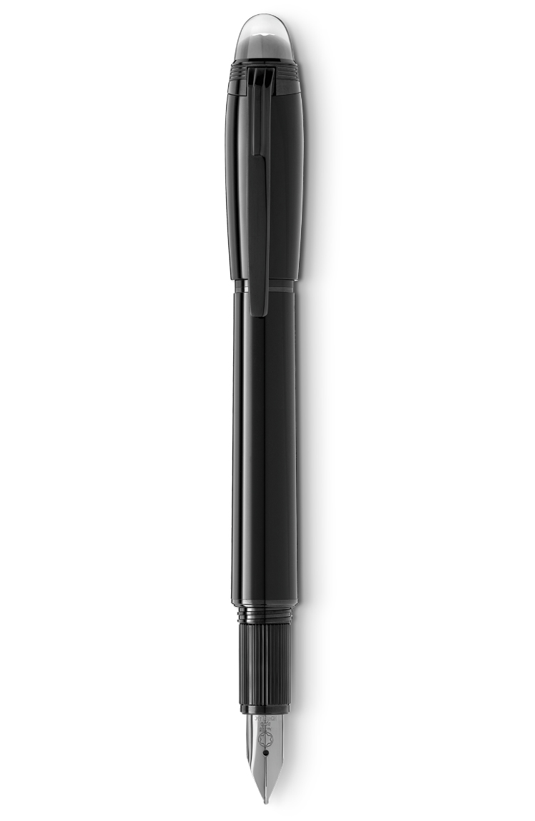 Montblanc StarWalker BlackCosmos Precious Resin Fountain Pen (F